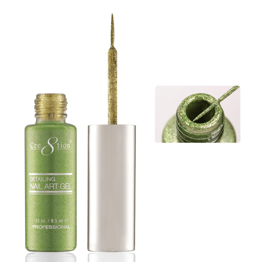 Cre8tion Detailing Nail Art Gel - Glitter Collection