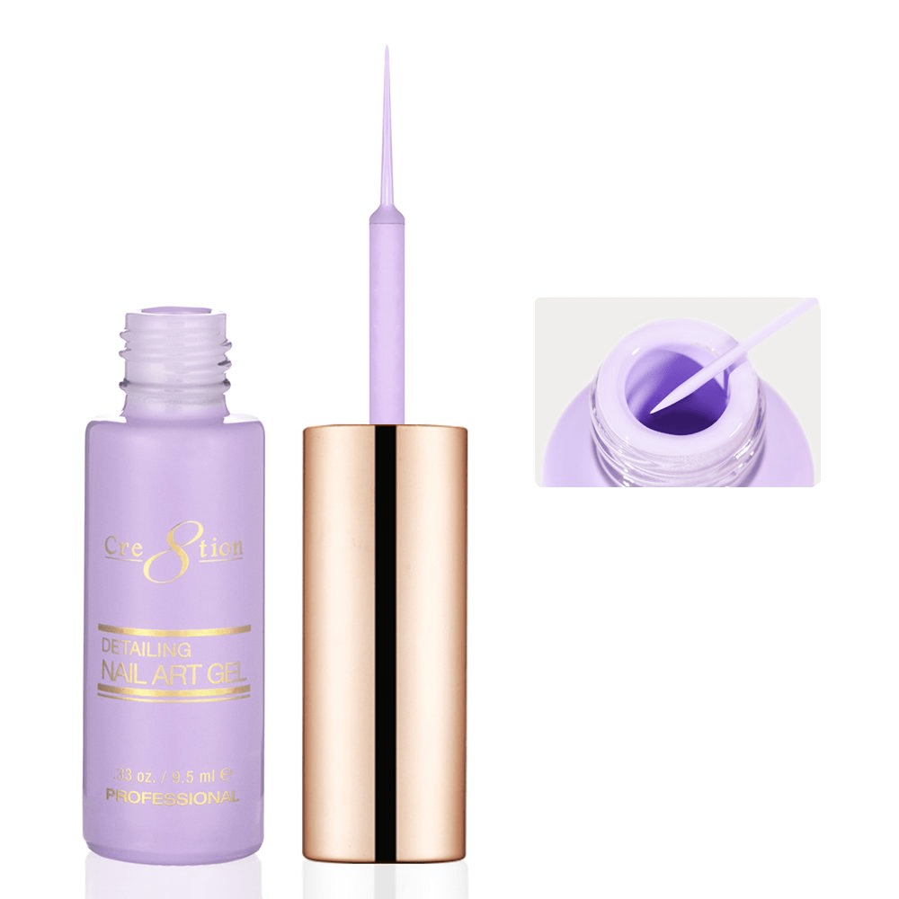 Cre8tion Detailing Nail Art Gel - Pastel Collection