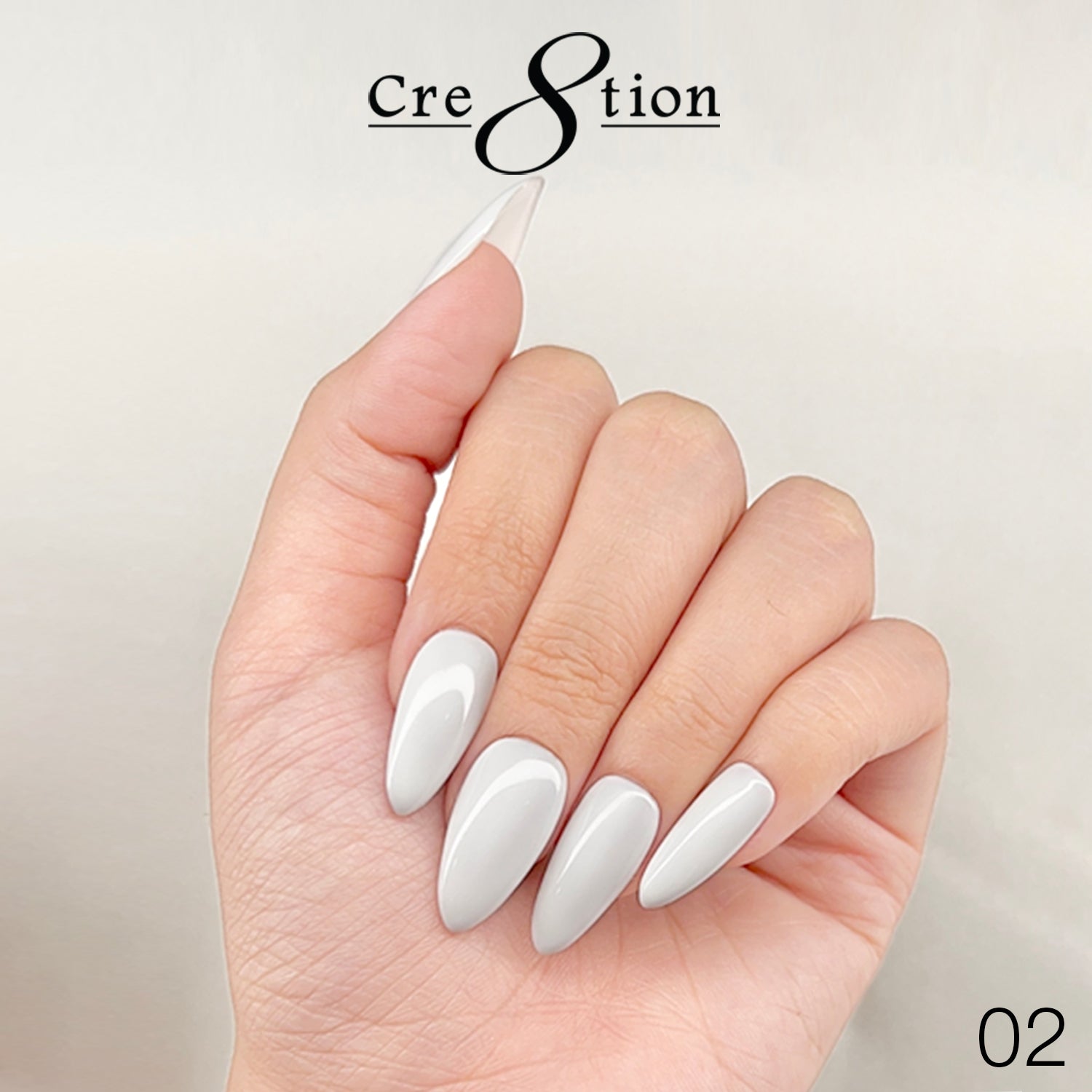 Cre8tion Gel Collection - Overlay/ Brush on Builder 0.5oz 02 Milk Teeth