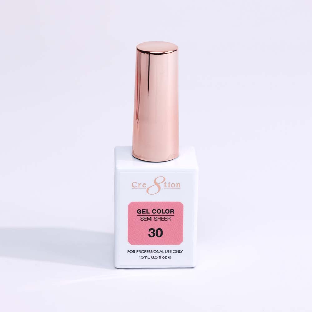 Cre8tion Hema Free Semi-Sheer Collection 0.5oz -  Coral Series