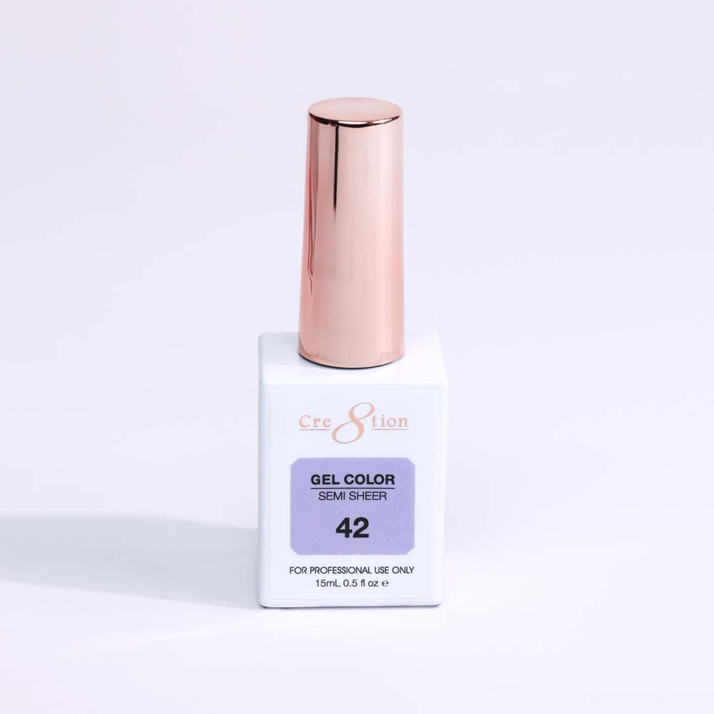 Cre8tion Hema Free Semi-Sheer Collection 0.5oz - Mauve Series