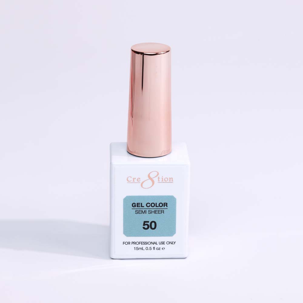 Cre8tion Hema Free Semi-Sheer Collection 0.5oz - Mint Sky Series