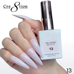 Cre8tion Hema Free Semi-Sheer Collection 0.5oz - Pink Series