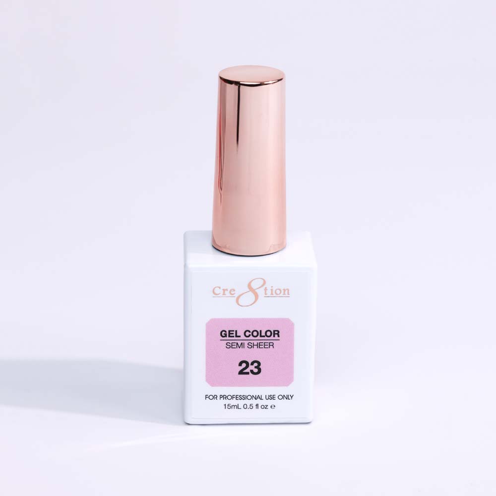 Cre8tion Hema Free Semi-Sheer Collection 0.5oz - Pink Series