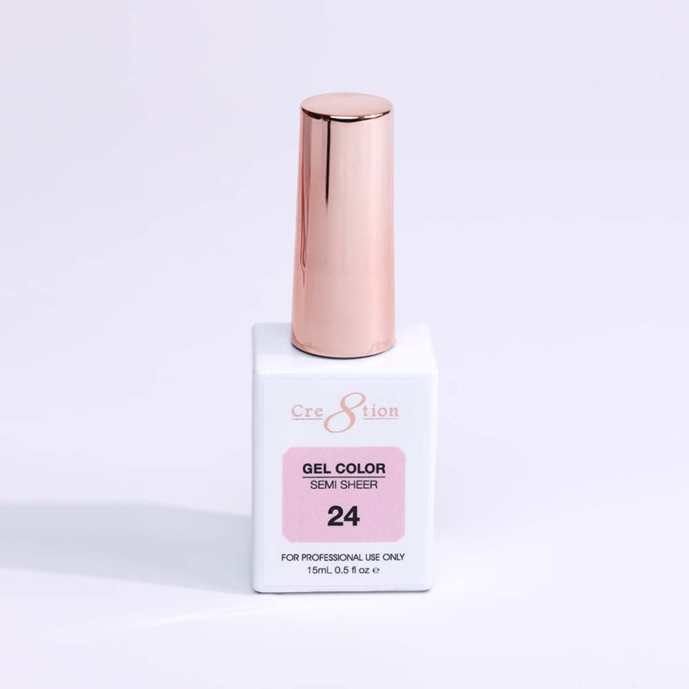 Cre8tion Hema Free Semi-Sheer Collection 0.5oz - Pink Series