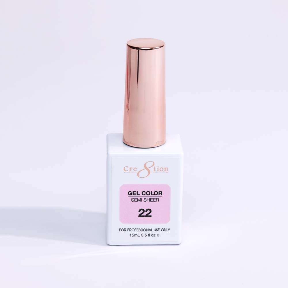 Cre8tion Hema Free Semi-Sheer Collection 0.5oz - Pink Series