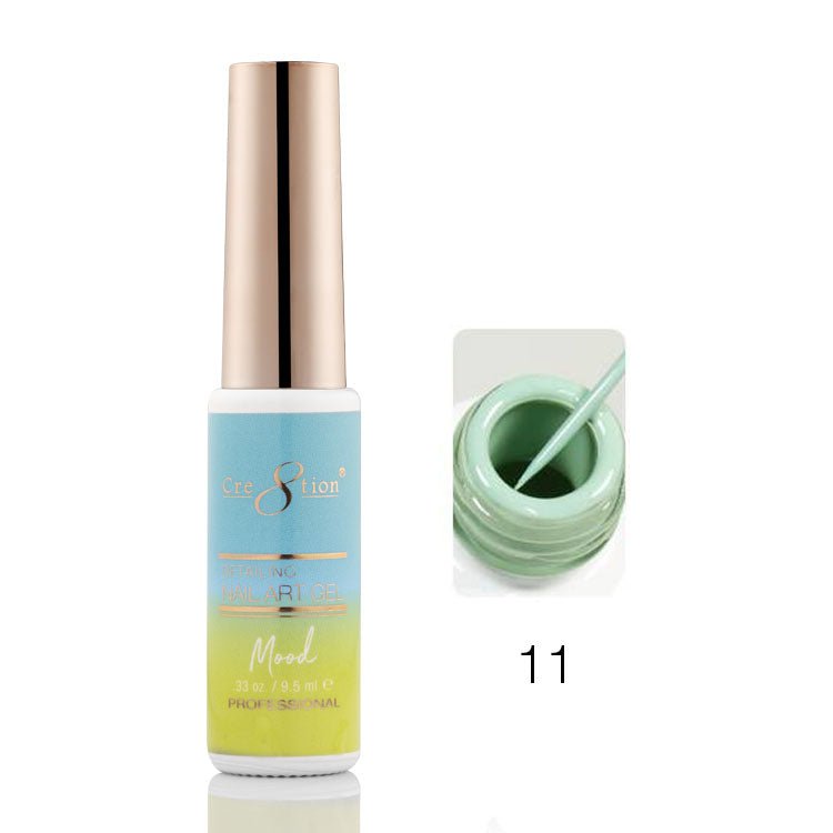Cre8tion Mood Changing Detailing Gel 0.25oz - Full set 18 colors