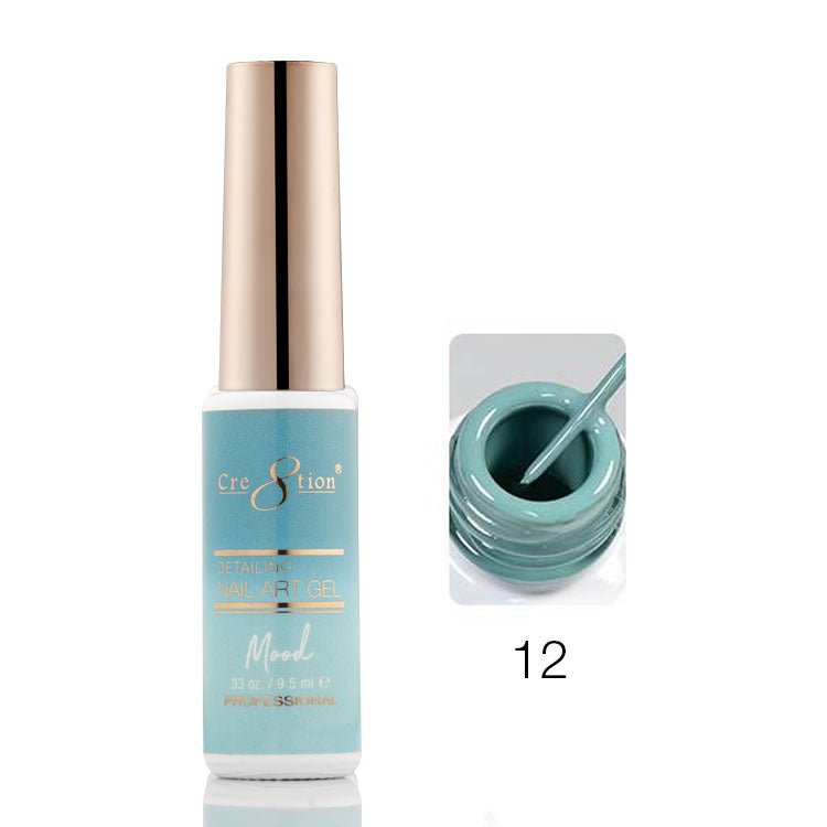 Cre8tion Mood Changing Detailing Gel 0.25oz - Full set 18 colors