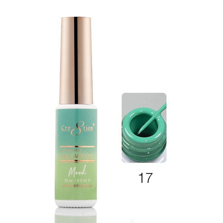 Cre8tion Mood Changing Detailing Gel 0.25oz - Full set 18 colors