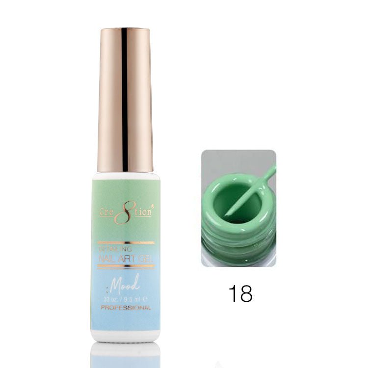 Cre8tion Mood Changing Detailing Gel 0.25oz - Full set 18 colors