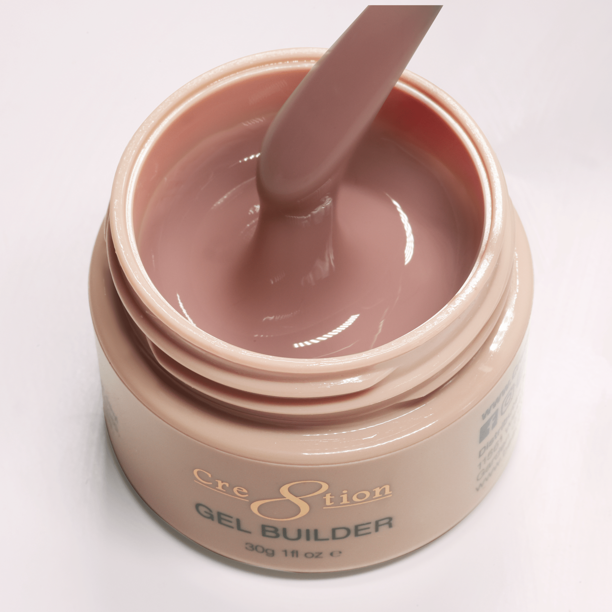 Cre8tion Overlay/Builder Gel in Jar 1oz - Hema Free/TPO Free - Low Heat -  13 Tea At Sunset