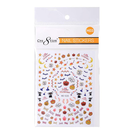 Cre8tion Nail Art Stickers - Halloween (14 Styles)