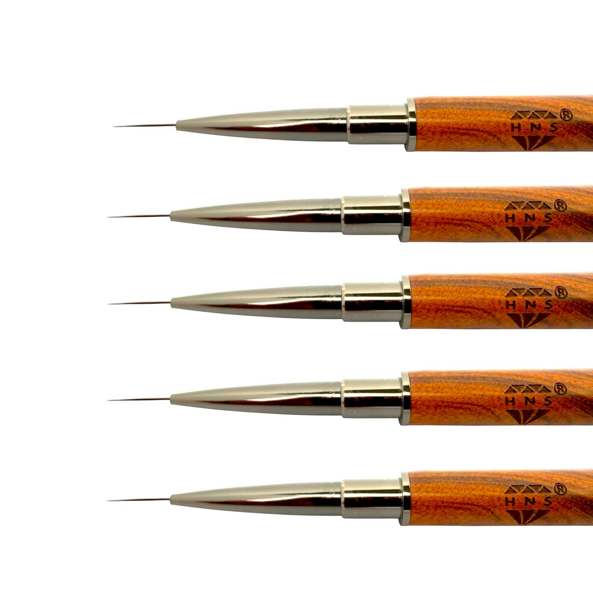 HNS Dual-ended nail art brushes (Liner and Oval Brush)